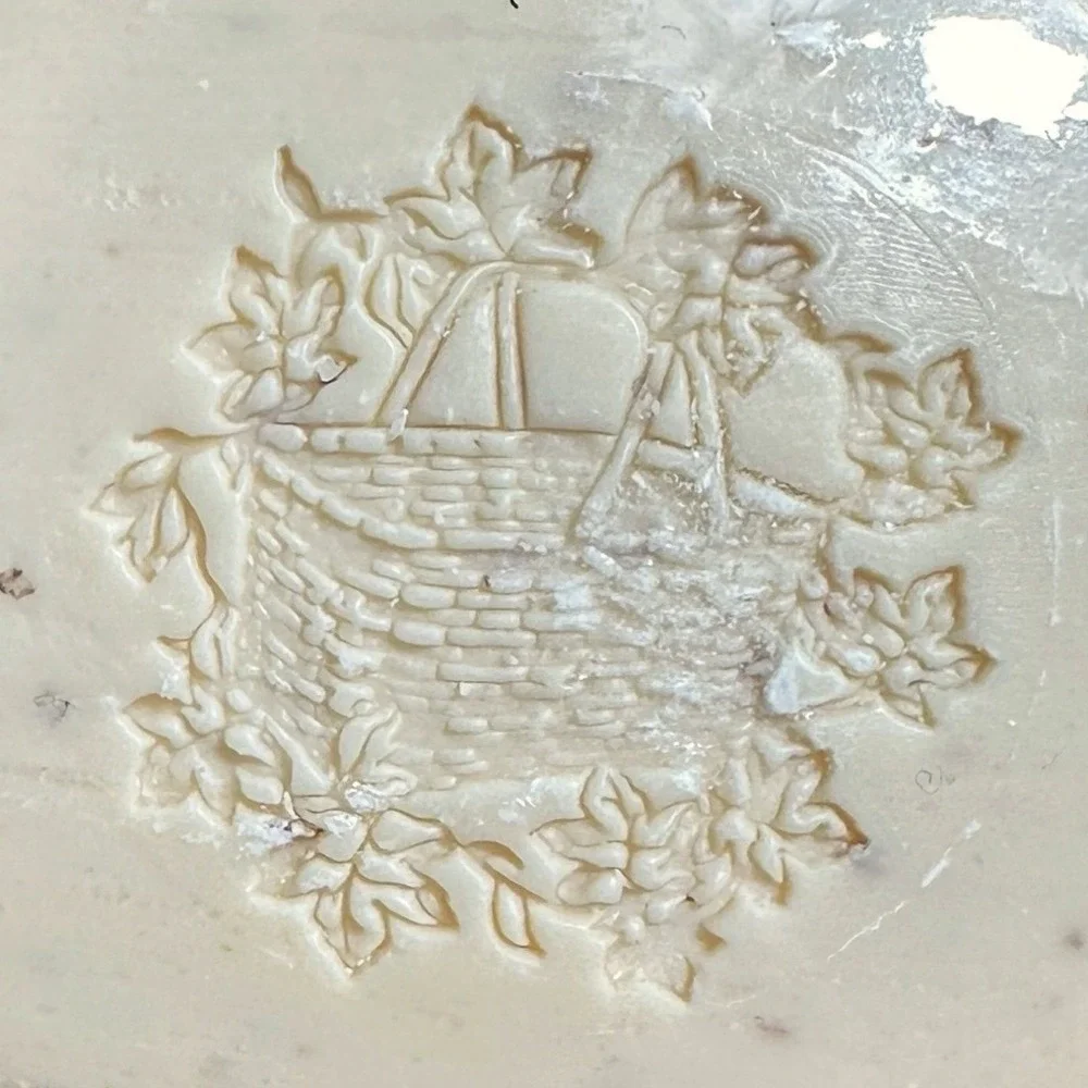 LONGABERGER Maple Buttermilk Soap 2oz Basket Leaves Embossed‎ Vintage Sealed NOS